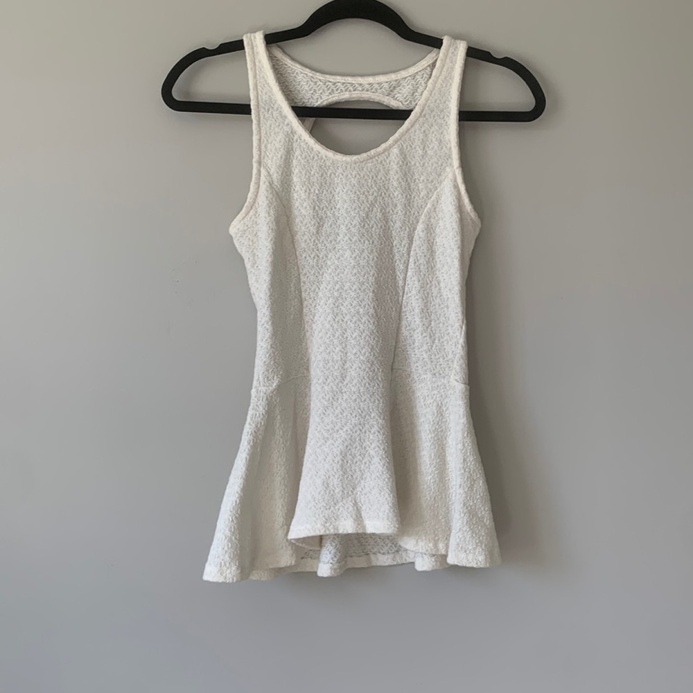 Cream tank top